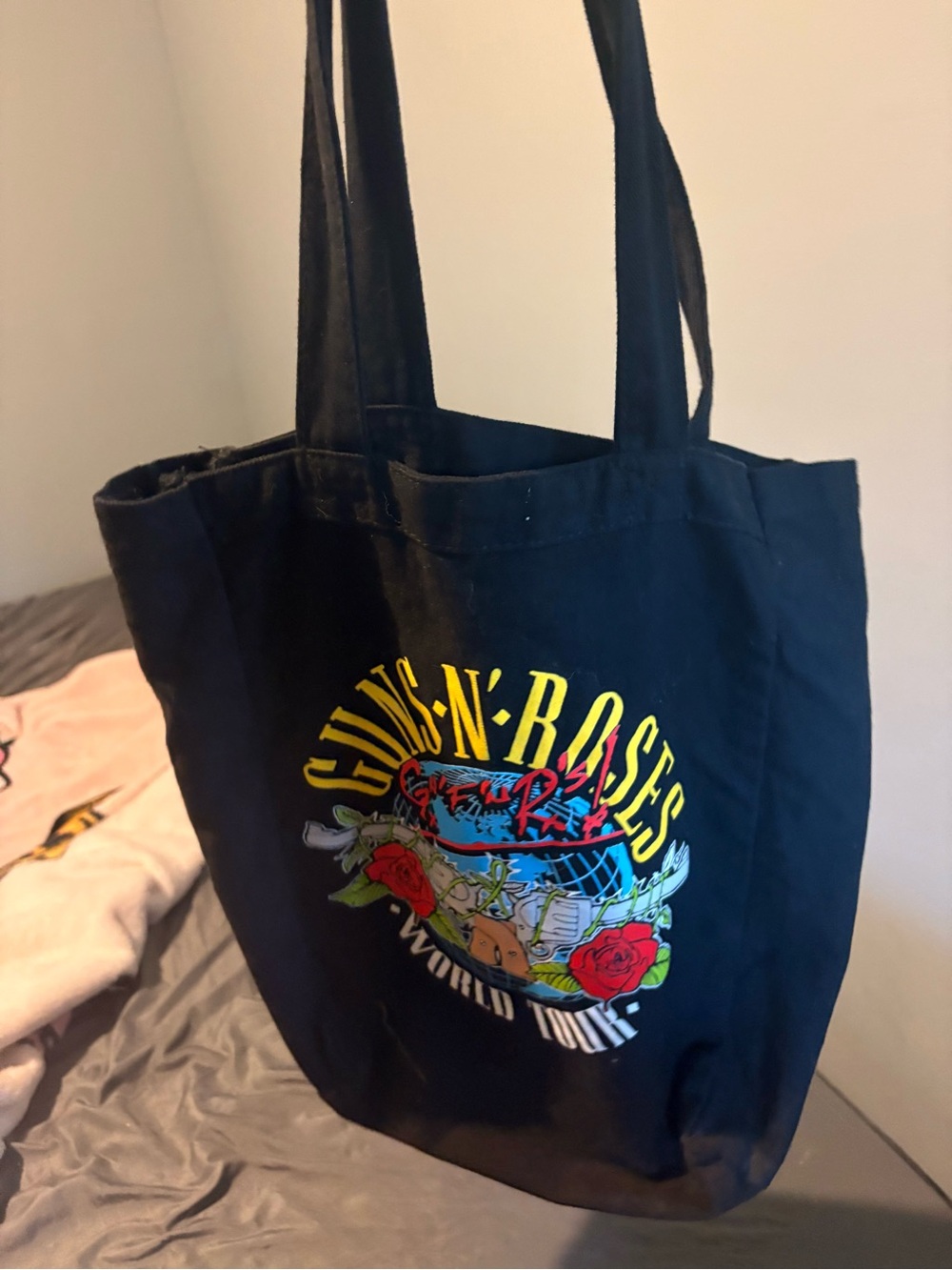 Guns N Roses 2023 tour tote bag